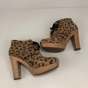 Rebecca Taylor Leone Leopard Print Heeled Booties‎ thumbnail 2