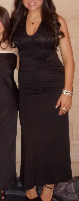 Hello Molly Always That Girl Halter Maxi Dress Black thumbnail 4