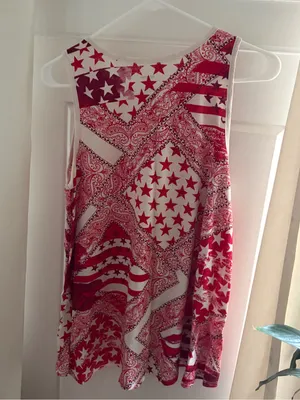 Sonoma Red Star Tank Top Size L thumbnail 2