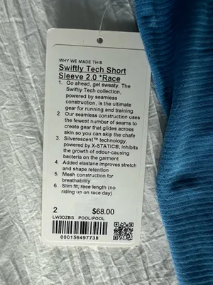 Lululemon Swiftly Tech Short Sleeve 2.0  thumbnail 3