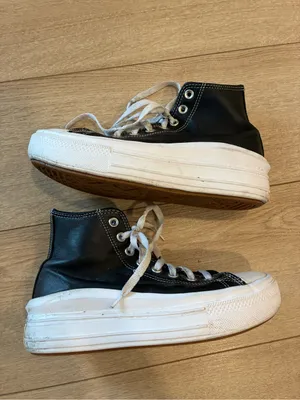 Converse Chuck Taylor All Star Move Platform Sneakers Black Women’s Size 8.5 thumbnail 2