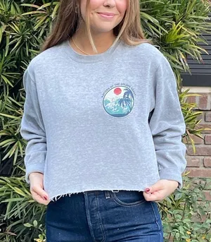 Cali cropped sweatshirt 💎 thumbnail 2