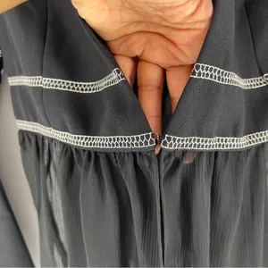 XOXO Sequin Embellished Embroidered Chiffon Hem‎ V Neck Peplum Jacket Size S thumbnail 11