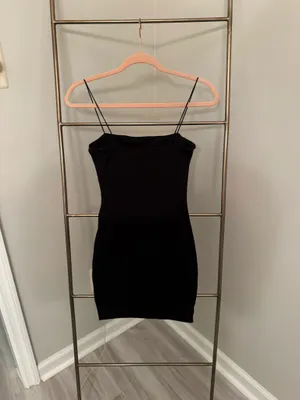 Black Bodycon Mini Dress thumbnail 3