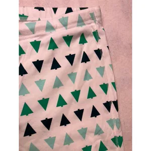Primary Pajama Pants Womens Large White Green‎ Tree Print Organic Cotton thumbnail 5