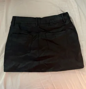 Black Pleather skirt  thumbnail 2