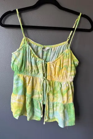 American Eagle Tie-Dye Spaghetti Strap Camisole Size Medium thumbnail 1