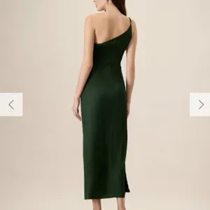 RIHOAS Women's Green One-shoulder Satin Maxi Dress 3 thumbnail 7