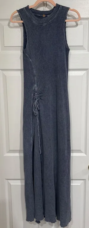 Free People Maxi Dress Natasha Thermal‎ Maxi Dress thumbnail 1