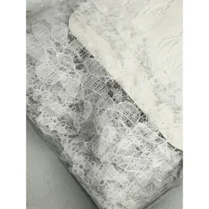 White Lace‎ Gloves Sz OS Floral Sheer Ruffle Bridal Wedding Formal thumbnail 3