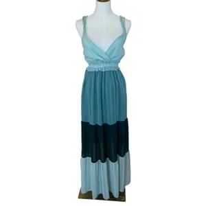 Slate & Willow Green Tiered Ruffle Maxi Dress MEDIUM Cottage Sundress Party $150 thumbnail 7