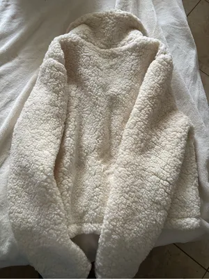 iris Cream Sherpa Zip Jacket thumbnail 3
