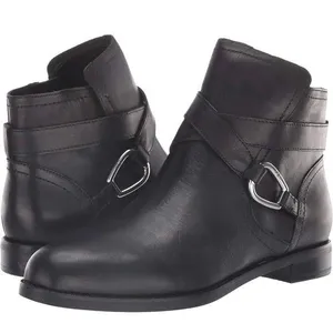 NWT Lauren Ralph Lauren Women's Hermione Ankle Fashion Boots Black 7B thumbnail 1