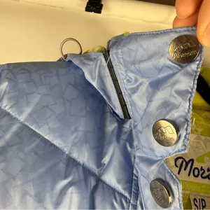 Morrow Blue Puffer Ski Jacket with Lime Accents thumbnail 7