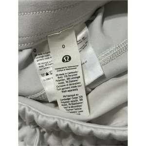 lululemon Women's Size 0 Bone Ivory Straight Softstreme Leg Track Pants thumbnail 7