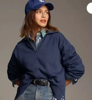 Anthropologie Pilcro Johnny Collar Pullover thumbnail 1
