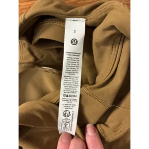 Lululemon Align Tank Top Light Support A/B Cup Size 2 Nulu Beige Tan thumbnail 5