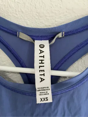 Athleta Blue High-Neck Performance Tank thumbnail 5