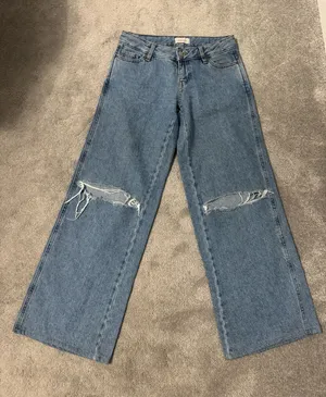 PacSun Low-Rise Baggy Jeans Casey Medium Indigo thumbnail 1