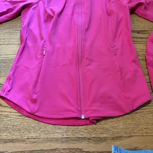 Athleta Triumph Jacket  Full Zip Pink thumbnail 5
