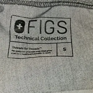 Figs Womens Gray‎ Livingston Basic Scrub Pants Small thumbnail 4