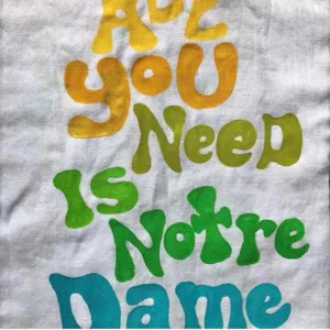 Notre Dame painted shirt Black thumbnail 2