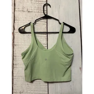 Lululemon Align Tank Top Creamy Mint Nulu Size 10 A/B Cup LW1CW8S thumbnail 2