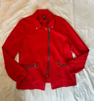 Roz & Ali Red Blazer Jacket thumbnail 1