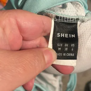 - Shein workout bra in ice aqua blue size medium swim bra/ work out m thumbnail 5