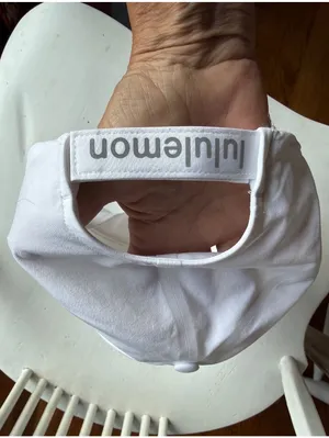 Lululemon White Adjustable Baseball Cap thumbnail 5