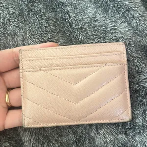 Saint Laurent Ysl Cassandre Matelassé Card Case In Lambskin $380 thumbnail 7