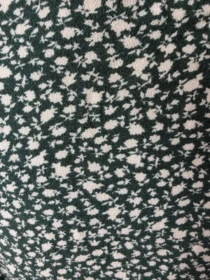 American Eagle Puff Sleeve Green Floral Print Wrap Top Size XS thumbnail 4
