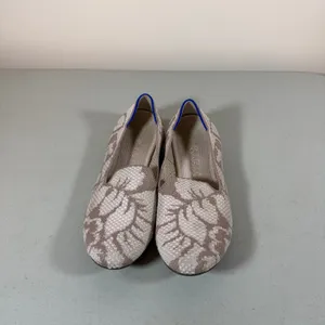 Rothy’s The Loafer Slip On Flats Womens 7 Retired Petal Grey Floral Woven Knit thumbnail 2