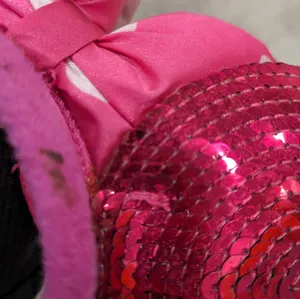 Disney Parks Pink Sequin Minnie Mouse Disney Ears Headband thumbnail 7