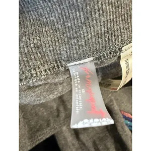 Free People Movement Leggings Charcoal Grey High Waist Cropped‎ XS thumbnail 5