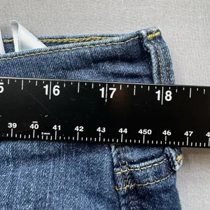 Levis 505 Jeans Womens 14 Blue Straight Leg Stretch Denim Mid Rise Classic thumbnail 10