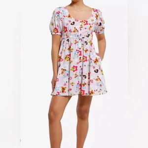 Sweet Society Cute Animals Babydoll Dress | Hot Topic| | Kawaii Animals thumbnail 2
