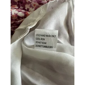 Petal & Pup Purple Pink Floral Long Sleeve Chiffon Midi Shift Dress US Size 8 thumbnail 5