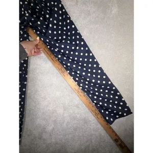 Tuckernuck Conway Pants Womens Navy White Polka Dot High Rise Straight Leg M thumbnail 10