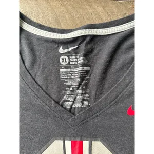 Nike Women's Black Ohio State‎ "8" Short Sleeve Tee Size XL thumbnail 2