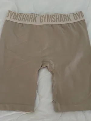 Gymshark Beige/Tan Bike Shorts size L thumbnail 1