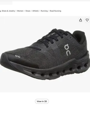 On Cloudgo Running Shoes Black Size 10 thumbnail 2