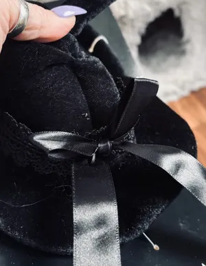 Black Velvet Mini Witch Headband thumbnail 5