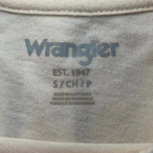 Wrangler Women's S Cotton Floral Graphic T-Shirt Crew Neck White thumbnail 2