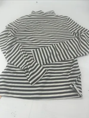 Women’s Striped Long-Sleeve Tee - Black & White thumbnail 6