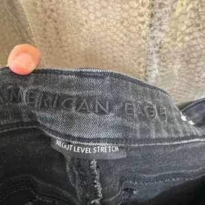 American Eagle Black Next Level Stretch High Rise Skinny Jeans Size 20 thumbnail 3