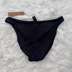 Skims Signature Swim Dipped Mid Coverage Bikini Bottom Onyx Size Small thumbnail 6