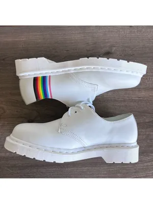 Dr. Martens NEW Unisex 1461 Smooth Leather Pride Oxford Size 8 or 7 #631 thumbnail 6