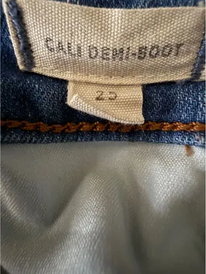 Madewell Women's Denim Jeans Size 25 Cali-Demi Boot Distressed Grunge Streetwear thumbnail 8