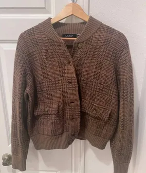 Lauren Ralph Lauren Checked Plaid Wool Jacket thumbnail 1